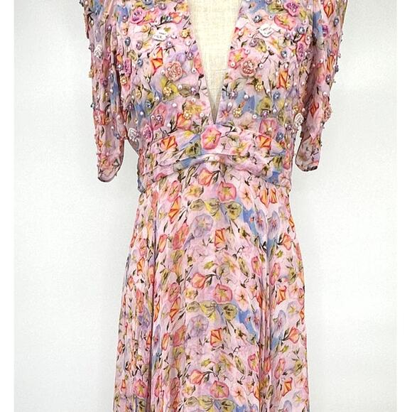 LoveShackFancy Empire Waist Akira Dress (D1434-1132) Size 4 - Picture 6 of 14